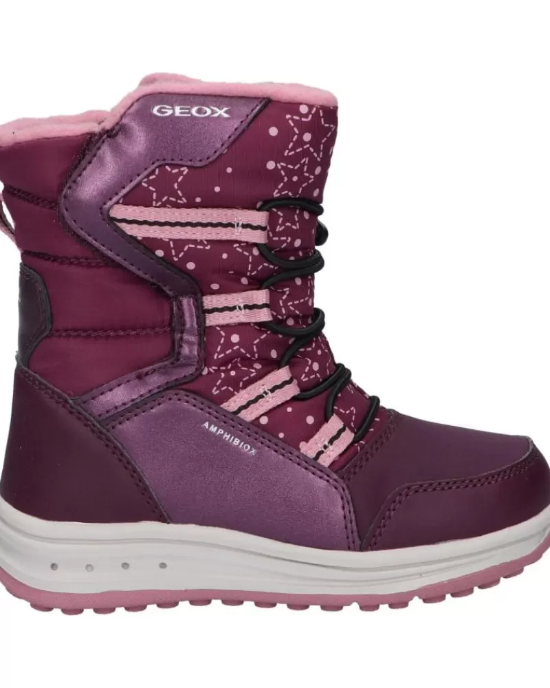 Girl GEOX Boots-Woman And Girl J26Fua 054Fu J Roby Girl B Abx C8887 Violet-Pink