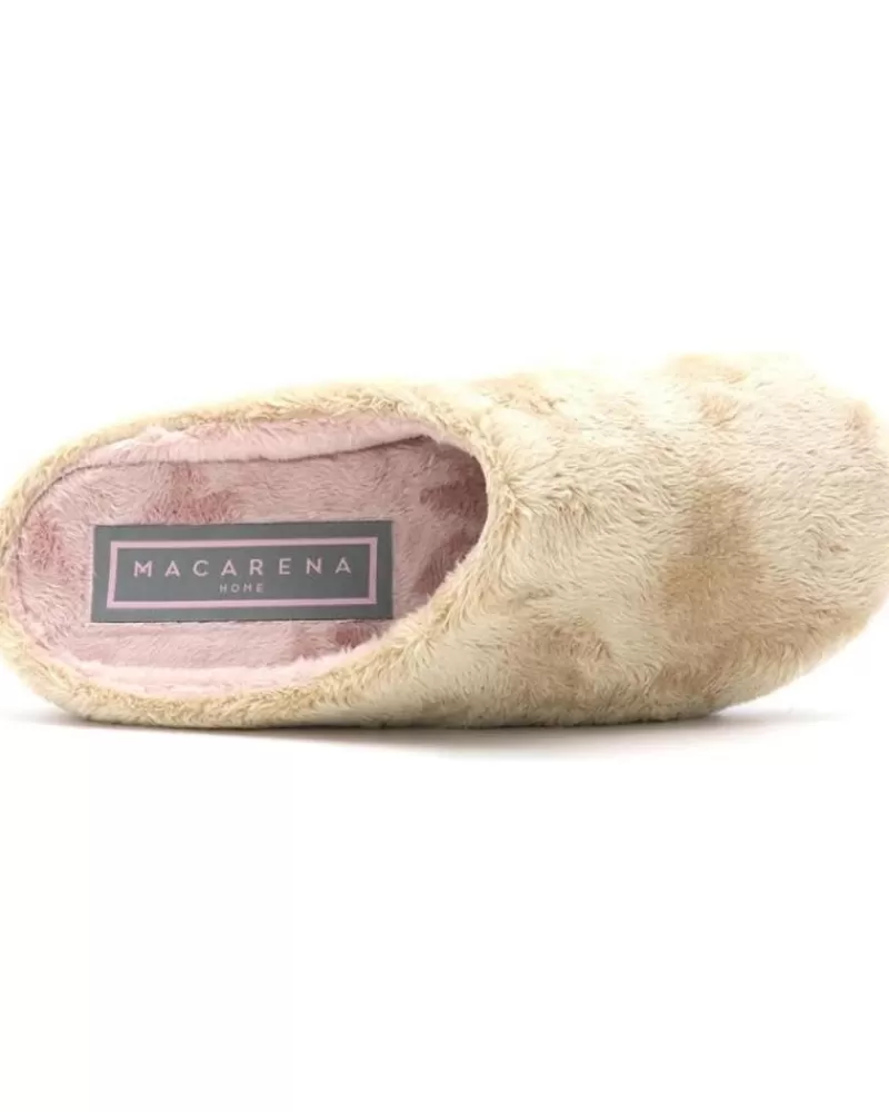 Girl MACARENA House Slipers-Woman And Girl House Slipers Chinela Anais 42 Beig