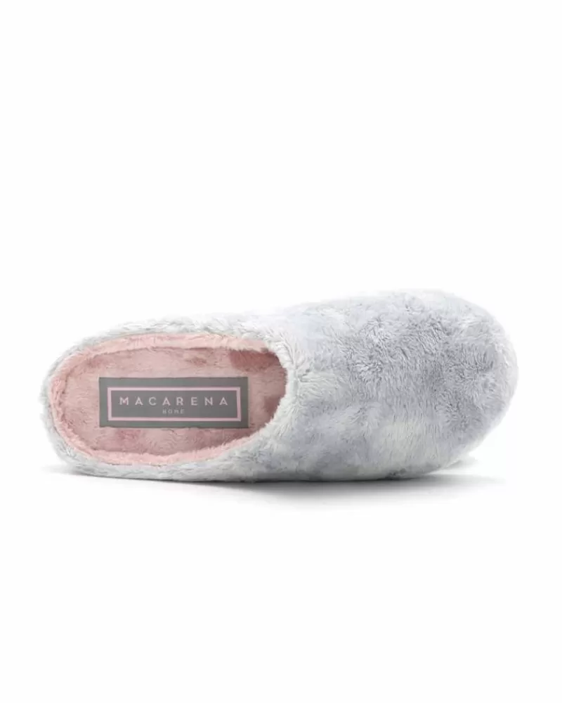 Girl MACARENA House Slipers-Woman And Girl House Slipers Chinela Anais 42 Gris