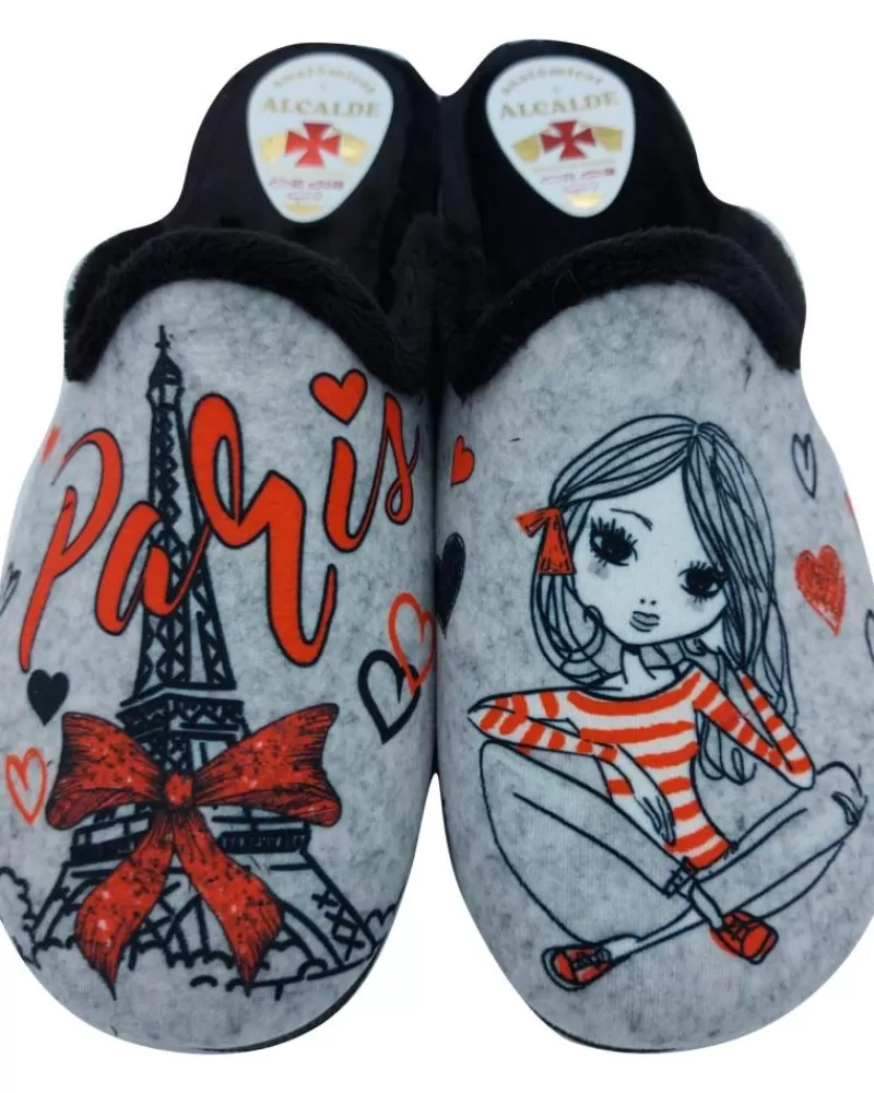 Woman OTRAS MARCAS Woman And Girl House Slipers Zapatilla Casa Negro