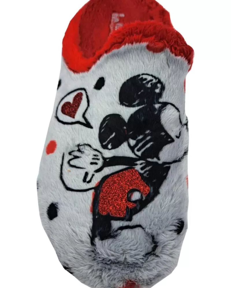 Girl VULCA-BICHA House Slipers-Woman And Girl House Slipers Zapatilla Raton Rojo
