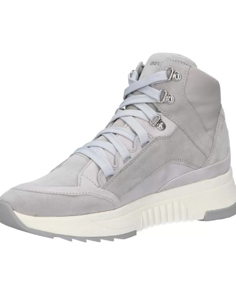 Woman GEOX Woman And Girl Mid Boots D04Hxa 0Cl22 D Falena C1010 Lt Grey