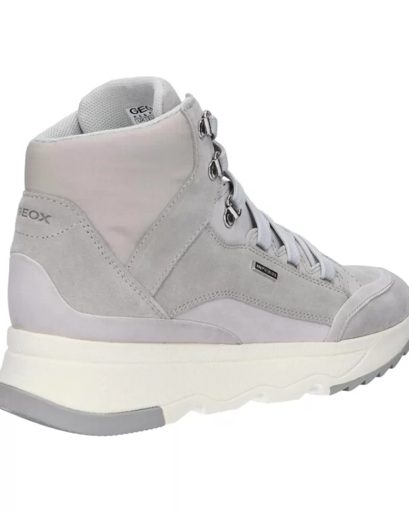 Woman GEOX Woman And Girl Mid Boots D04Hxa 0Cl22 D Falena C1010 Lt Grey