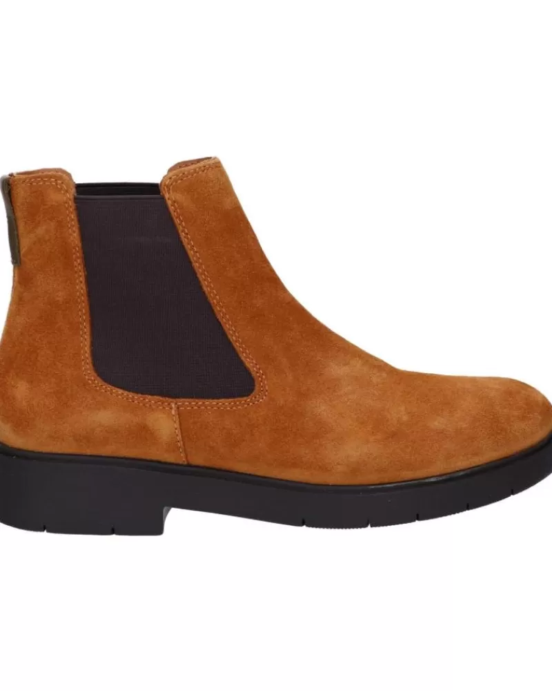 Woman GEOX Woman And Girl Mid Boots D16Qrc 00023 D Spherica C6001 Cognac