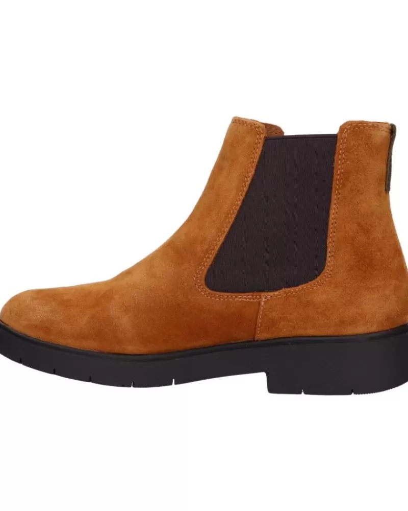 Girl GEOX Mid Boots-Woman And Girl Mid Boots D16Qrc 00023 D Spherica C6001 Cognac