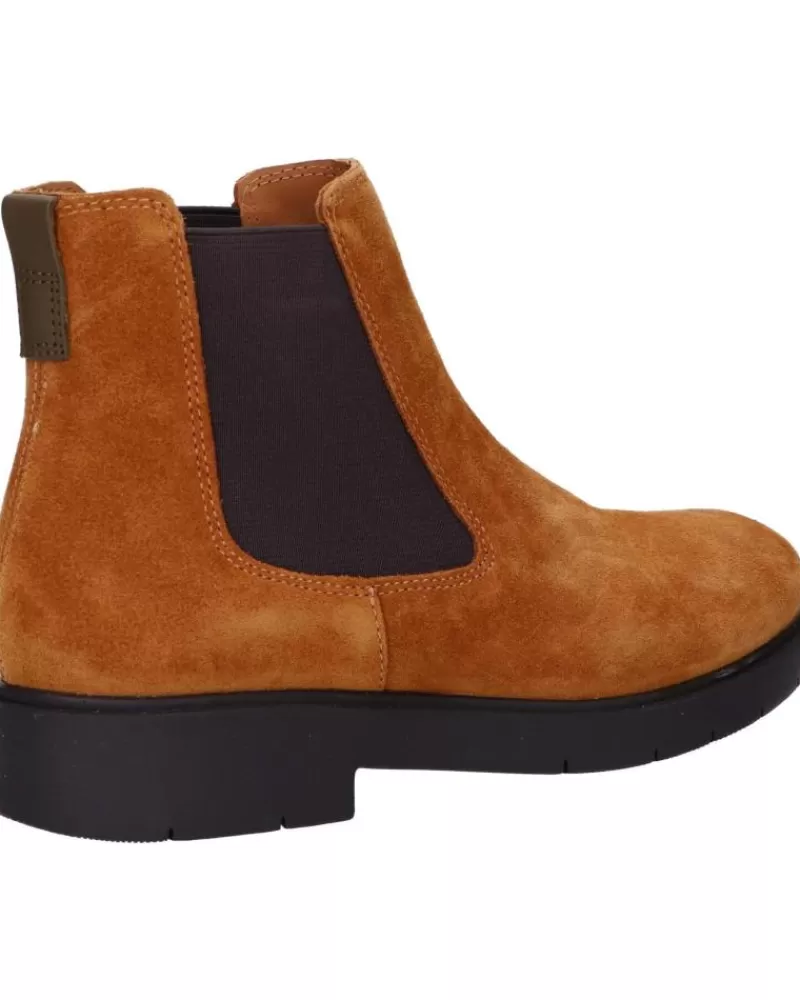 Woman GEOX Woman And Girl Mid Boots D16Qrc 00023 D Spherica C6001 Cognac