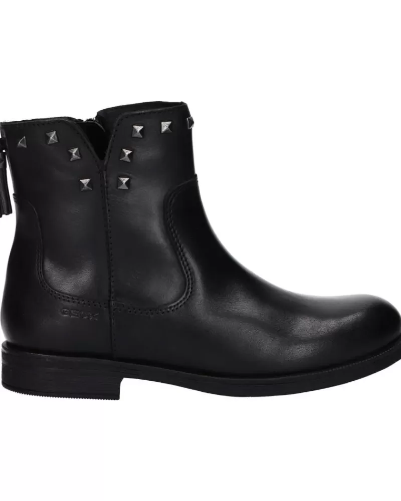 Woman GEOX Woman And Girl Mid Boots J1649E 00043 Jr Agata C9999 Black