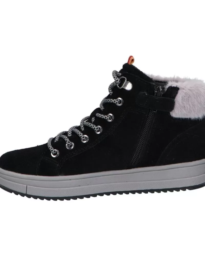 Woman GEOX Woman And Girl Mid Boots J26Cva 00022 J Rebecca Girl Wpf C9999 Black