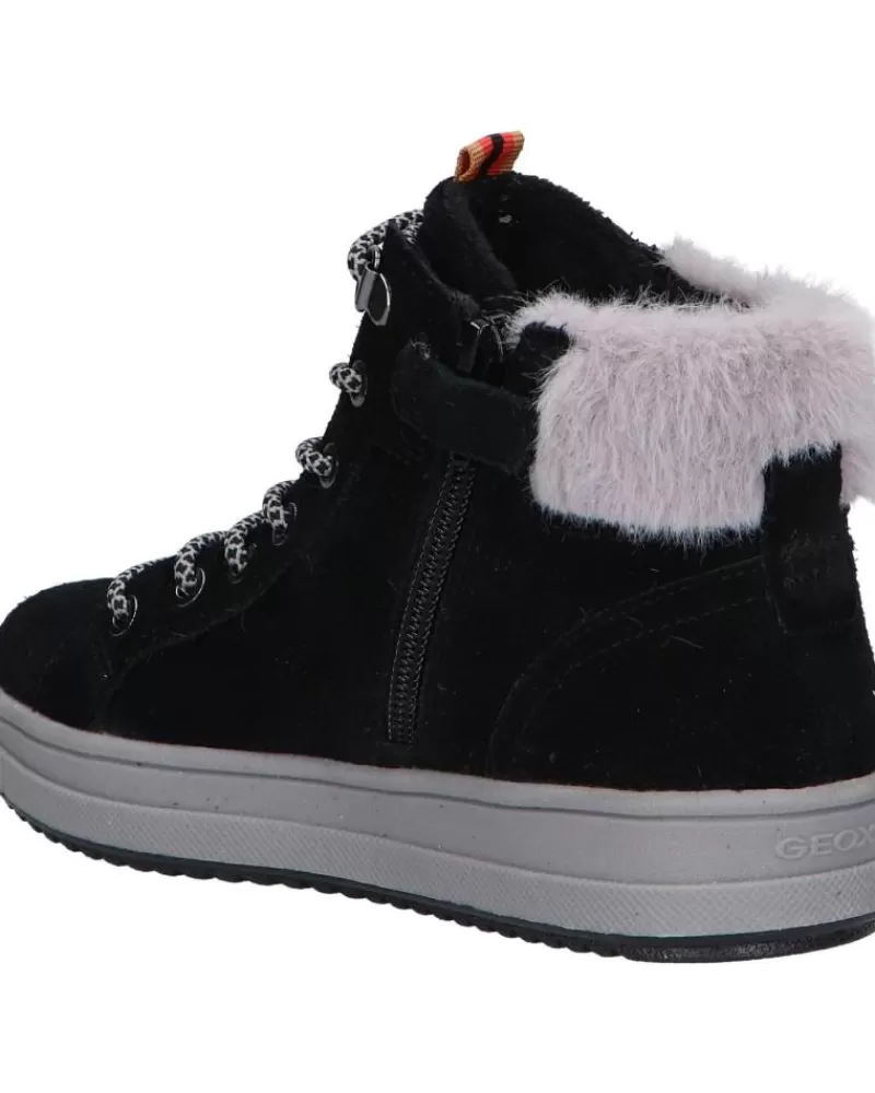 Woman GEOX Woman And Girl Mid Boots J26Cva 00022 J Rebecca Girl Wpf C9999 Black