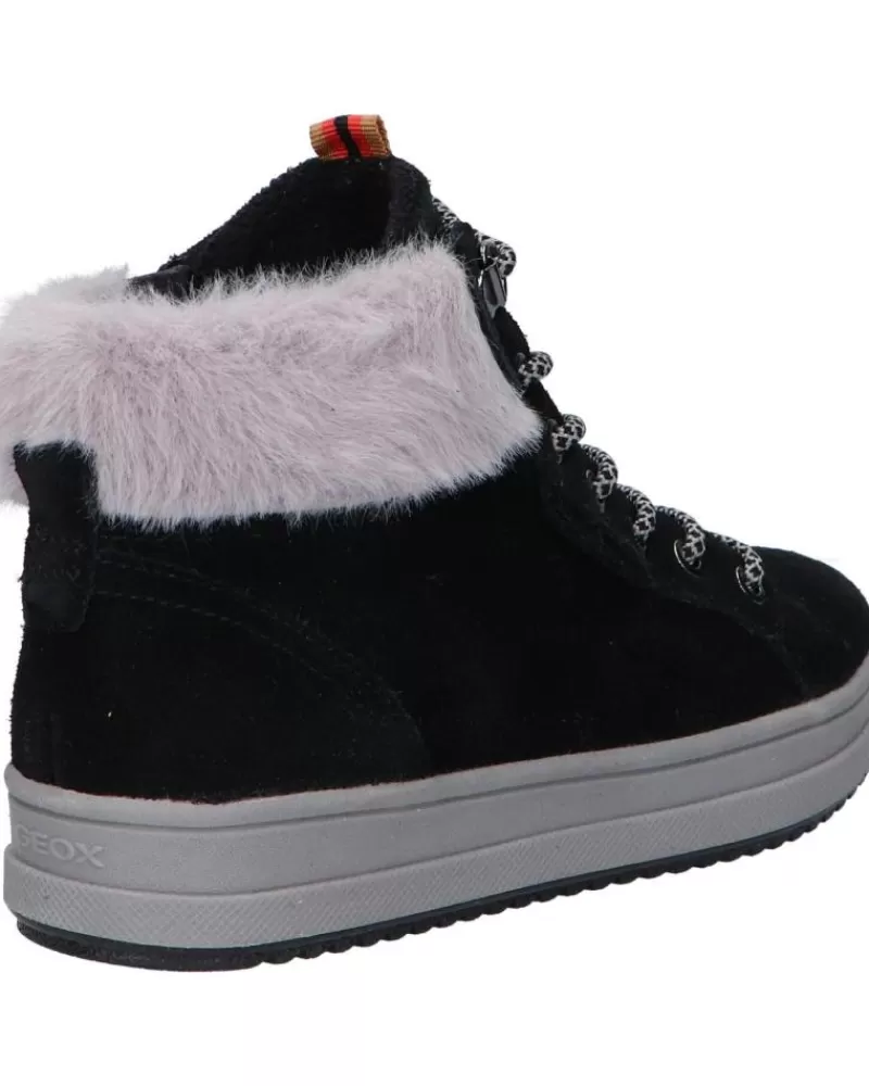 Woman GEOX Woman And Girl Mid Boots J26Cva 00022 J Rebecca Girl Wpf C9999 Black