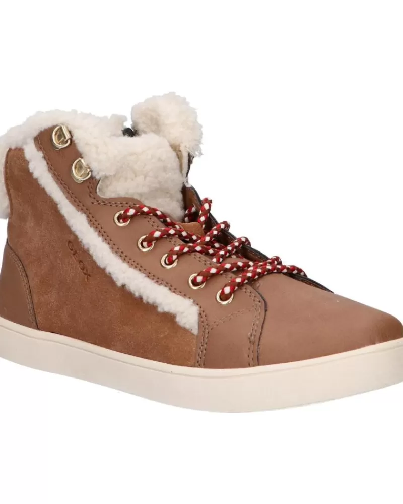 Woman GEOX Woman And Girl Mid Boots J26Euc 022Bh J Kathe Girl C6627 Whisky