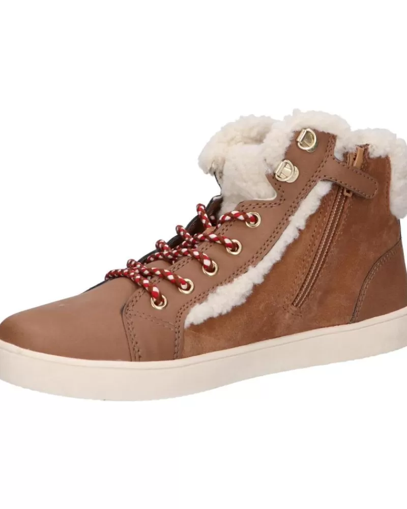 Girl GEOX Mid Boots-Woman And Girl Mid Boots J26Euc 022Bh J Kathe Girl C6627 Whisky