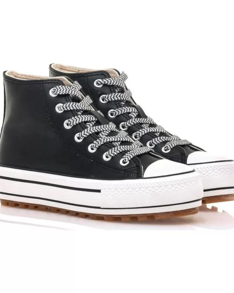 Girl MTNG Sports Shoes-Woman And Girl Mid Boots 60298 C54930 - Actio Pu Negro - Lany Negro