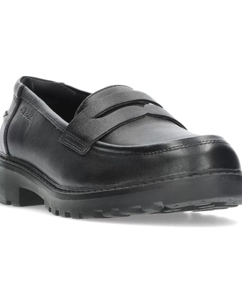 Girl GEOX Moccasins-Woman And Girl Mocasines Mocasin J3620C Black