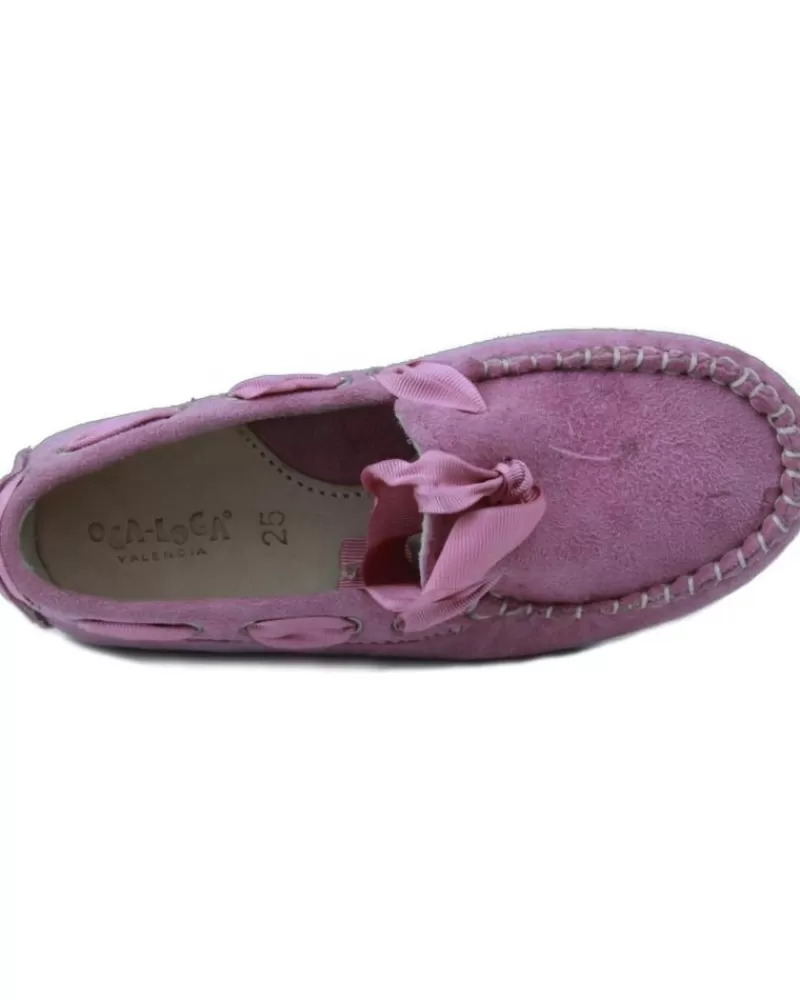 Girl OCA LOCA SHOES Moccasins-Woman And Girl Mocasines Oca Loca Mocasin Rosa
