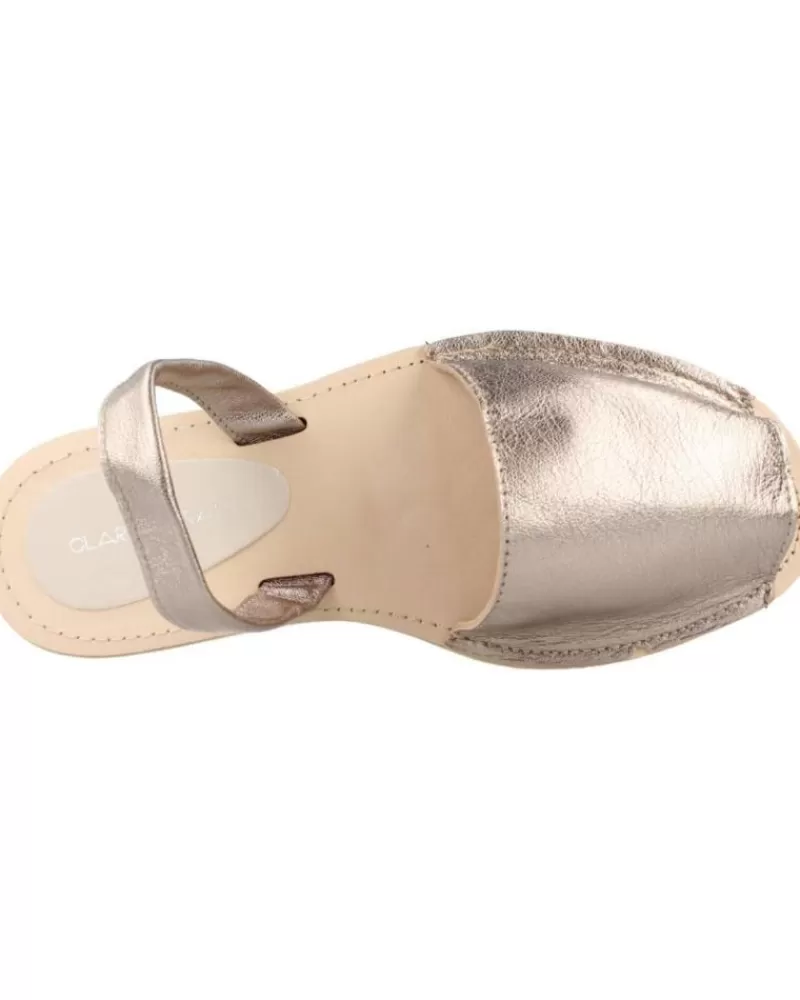 Girl CLARA DURAN Sandals-Woman And Girl Sandals Menorcd Oro