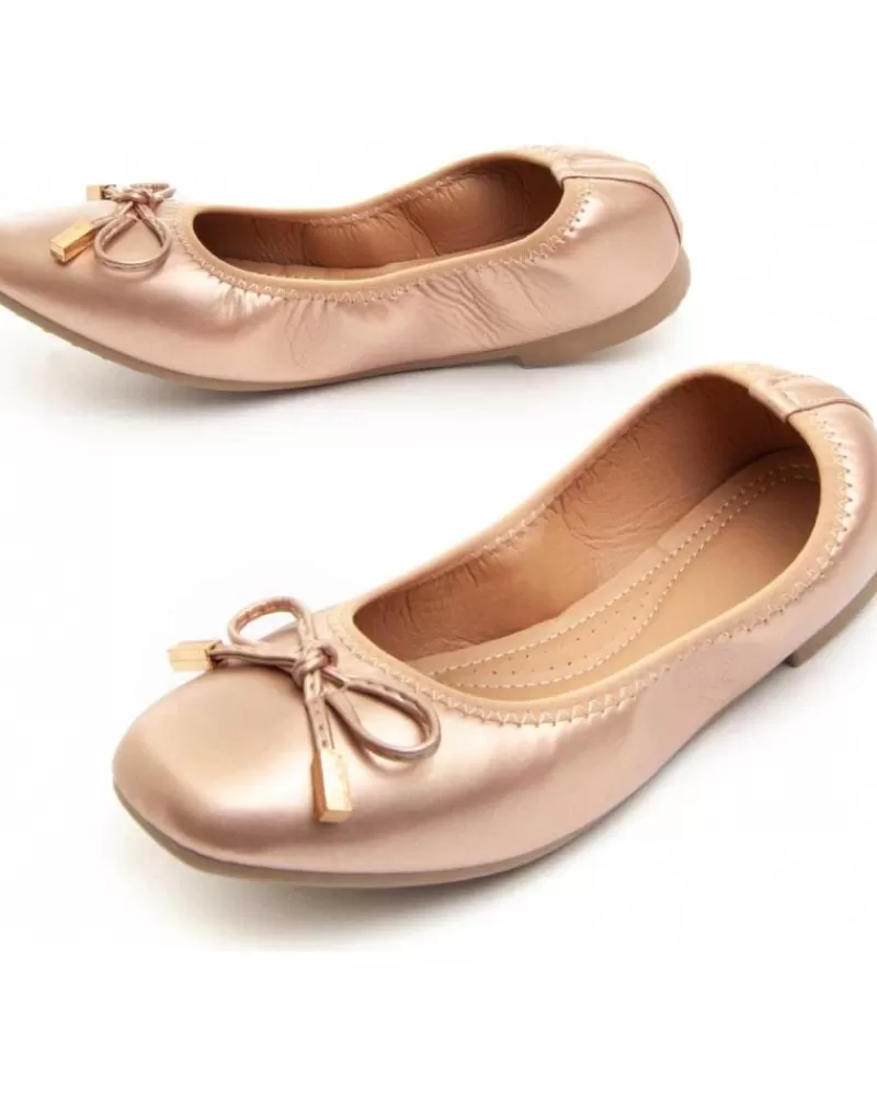 Girl MONTEVITA Flat Shoes-Woman And Girl Shoes Bailara6 Beige