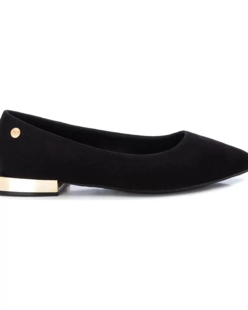 Girl XTI Flat Shoes-Woman And Girl Shoes 141552 Negro