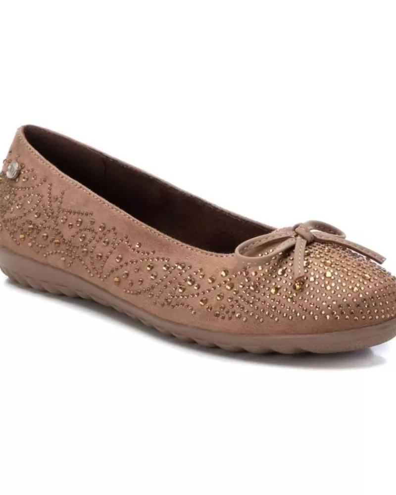 Girl XTI Flat Shoes-Woman And Girl Shoes 142164 Taupe