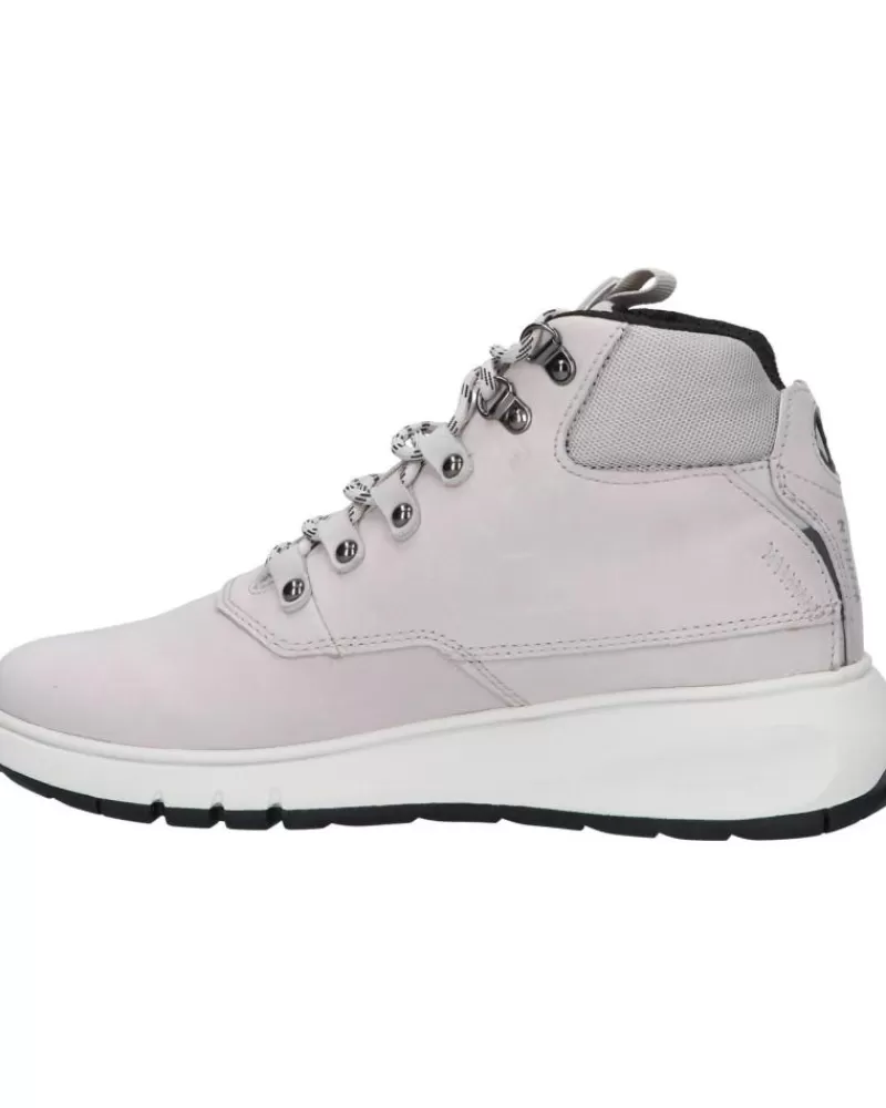 Girl GEOX Trainers-Woman And Girl Trainers D04Laa 00032 D Aerantis 4X4 B Abx C1010 Lt Grey