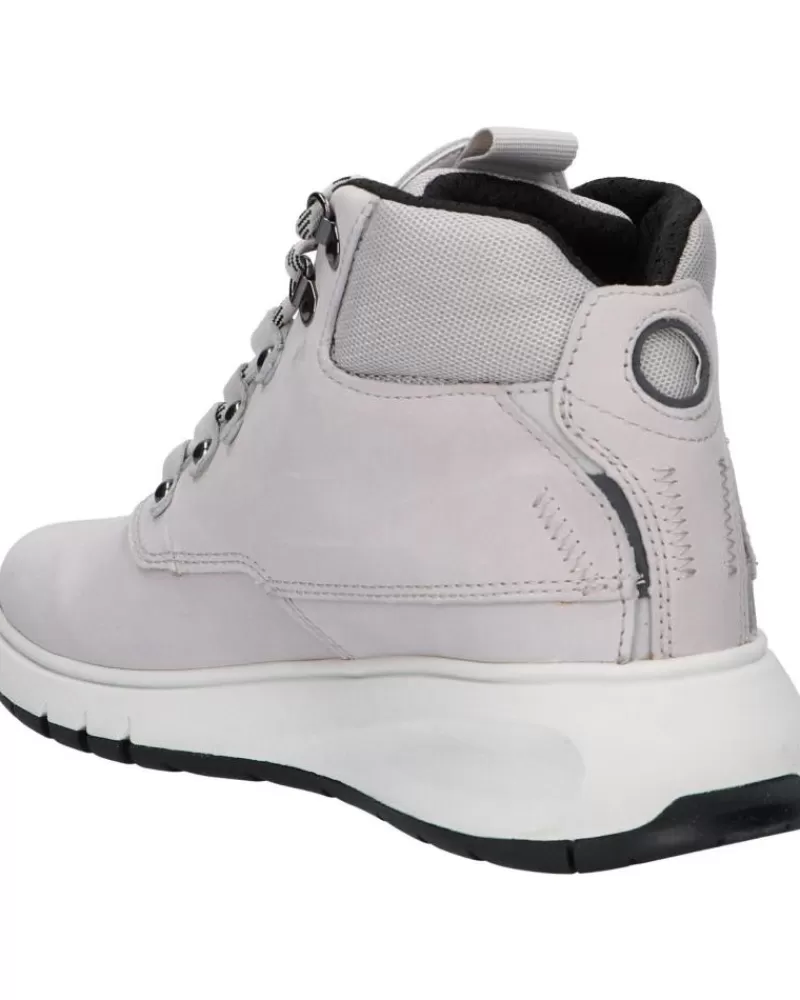 Girl GEOX Trainers-Woman And Girl Trainers D04Laa 00032 D Aerantis 4X4 B Abx C1010 Lt Grey