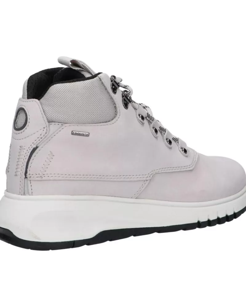 Girl GEOX Trainers-Woman And Girl Trainers D04Laa 00032 D Aerantis 4X4 B Abx C1010 Lt Grey