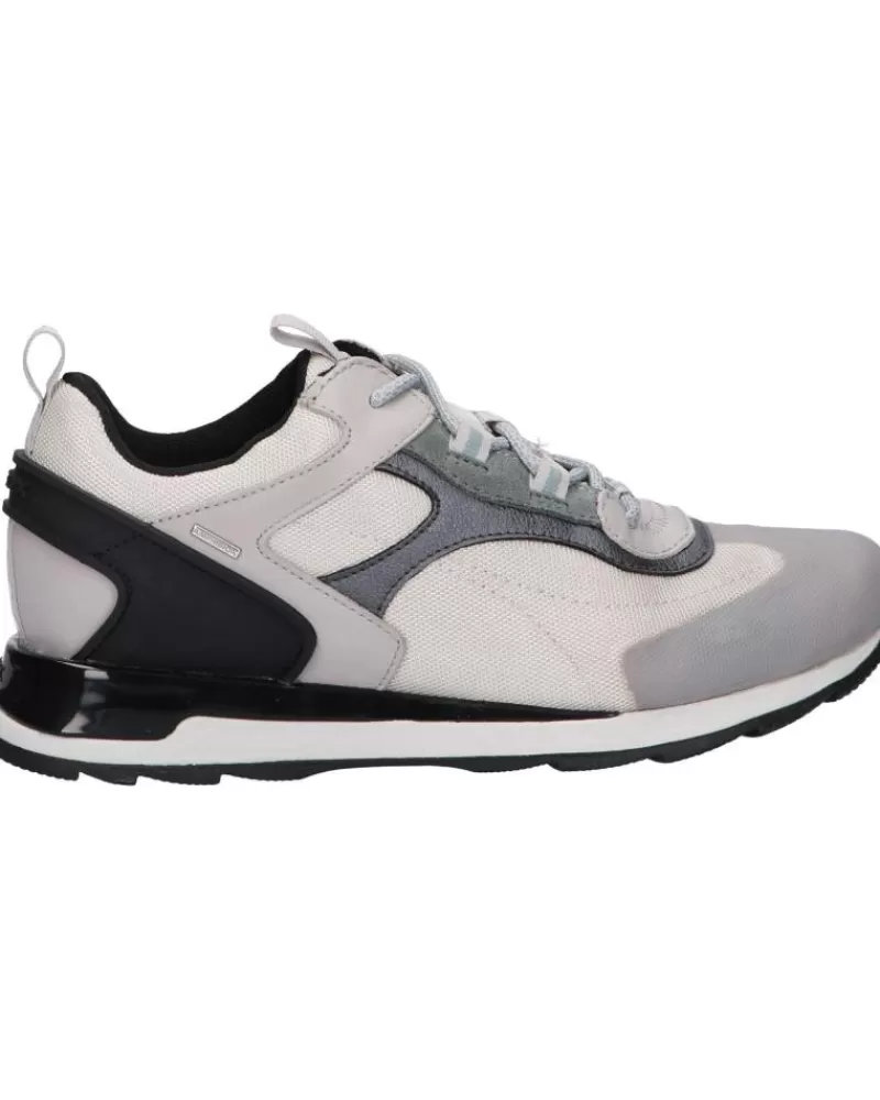 Woman GEOX Woman And Girl Trainers D15Lya 01485 D New Aneko B Abx C1010 Lt Grey
