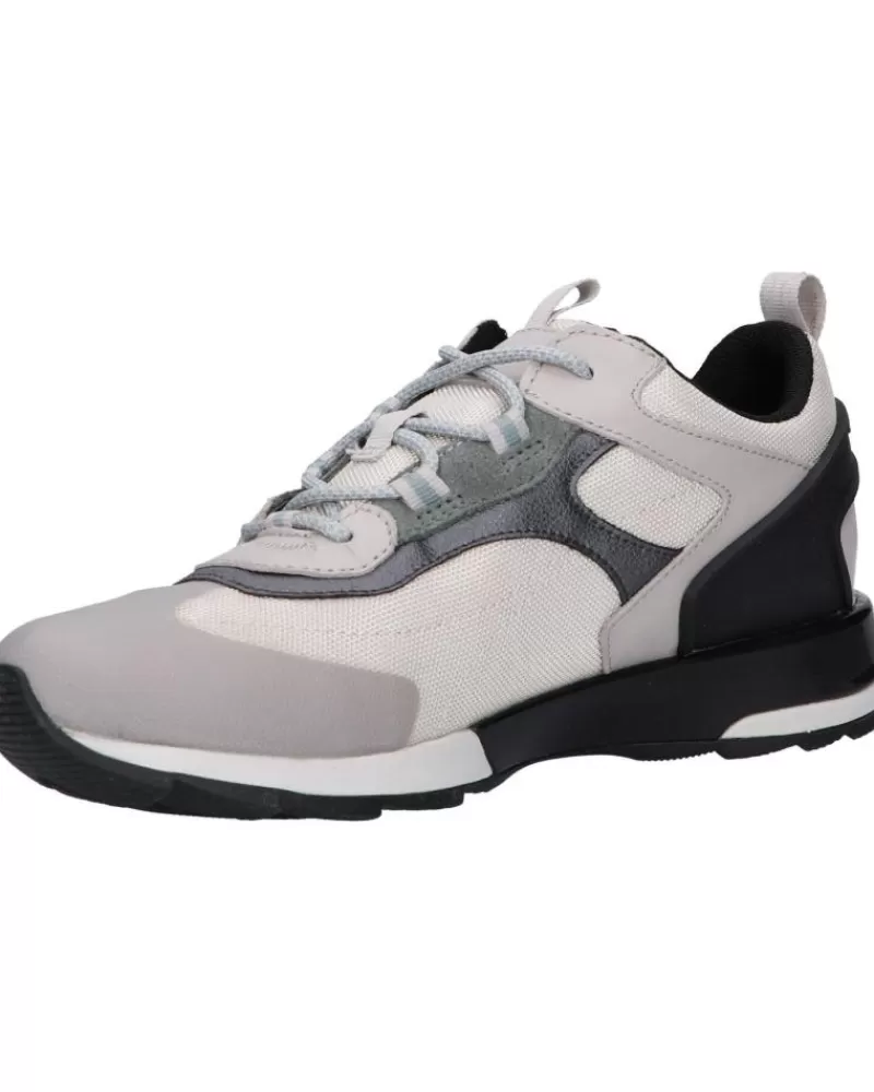 Woman GEOX Woman And Girl Trainers D15Lya 01485 D New Aneko B Abx C1010 Lt Grey