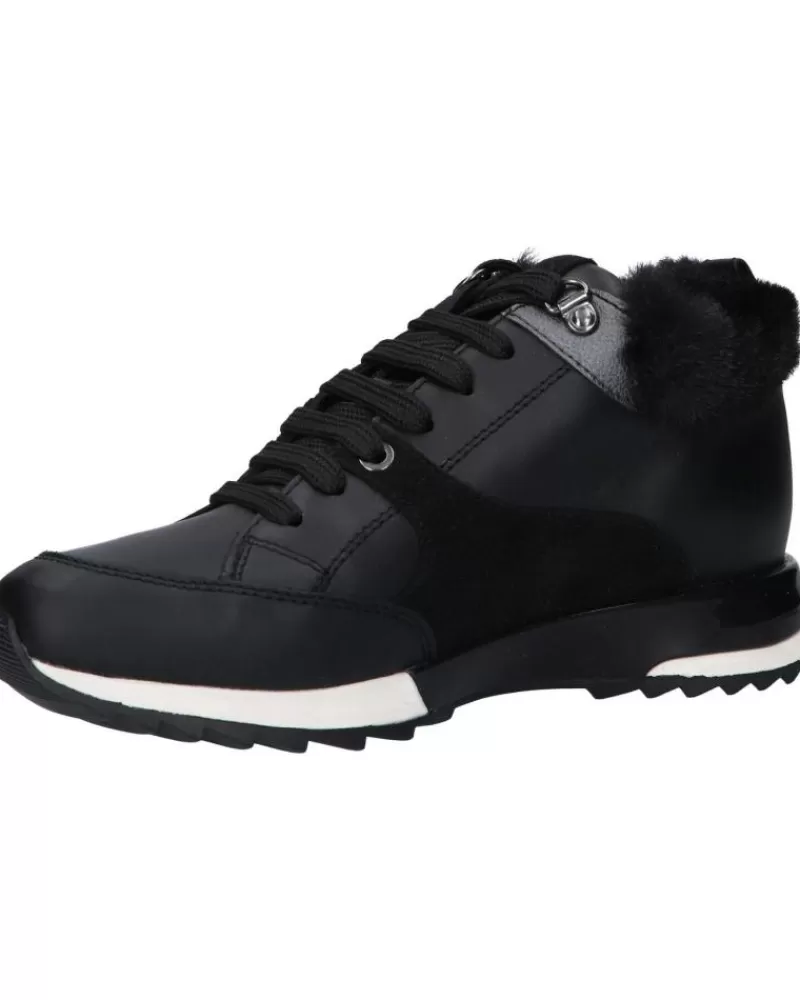 Girl GEOX Trainers-Woman And Girl Trainers D84Awd 00046 D Kaula C9999 Black