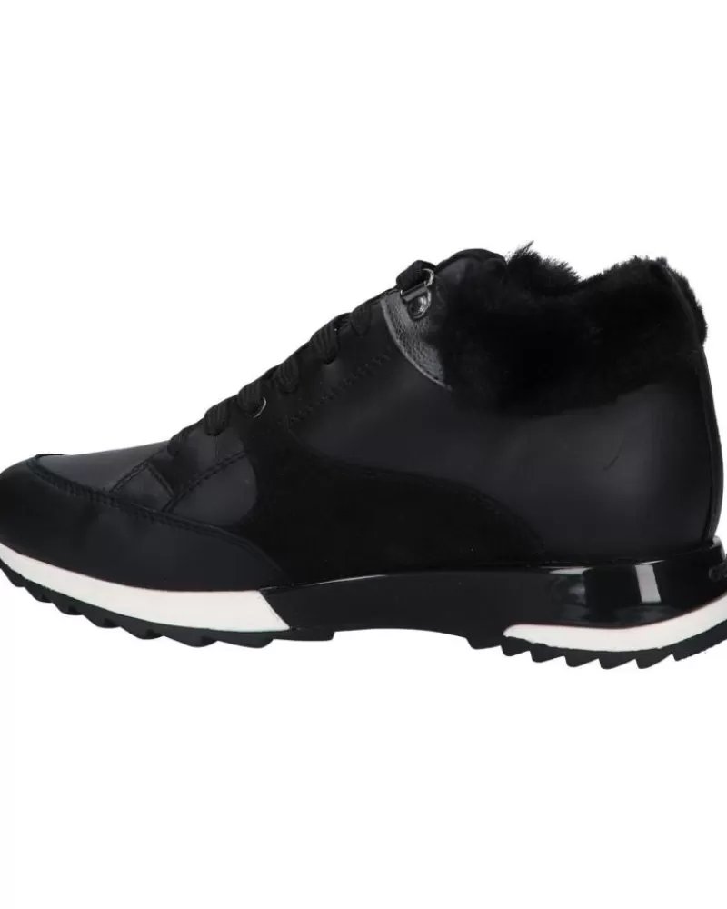 Girl GEOX Trainers-Woman And Girl Trainers D84Awd 00046 D Kaula C9999 Black