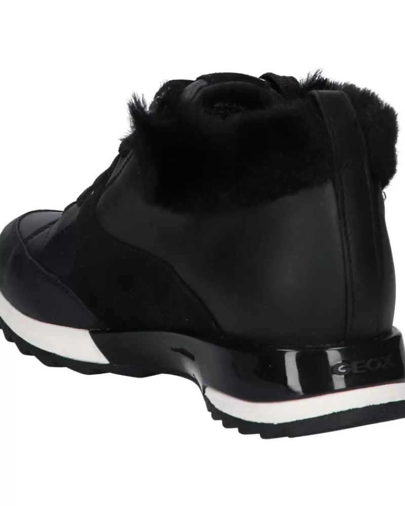 Girl GEOX Trainers-Woman And Girl Trainers D84Awd 00046 D Kaula C9999 Black