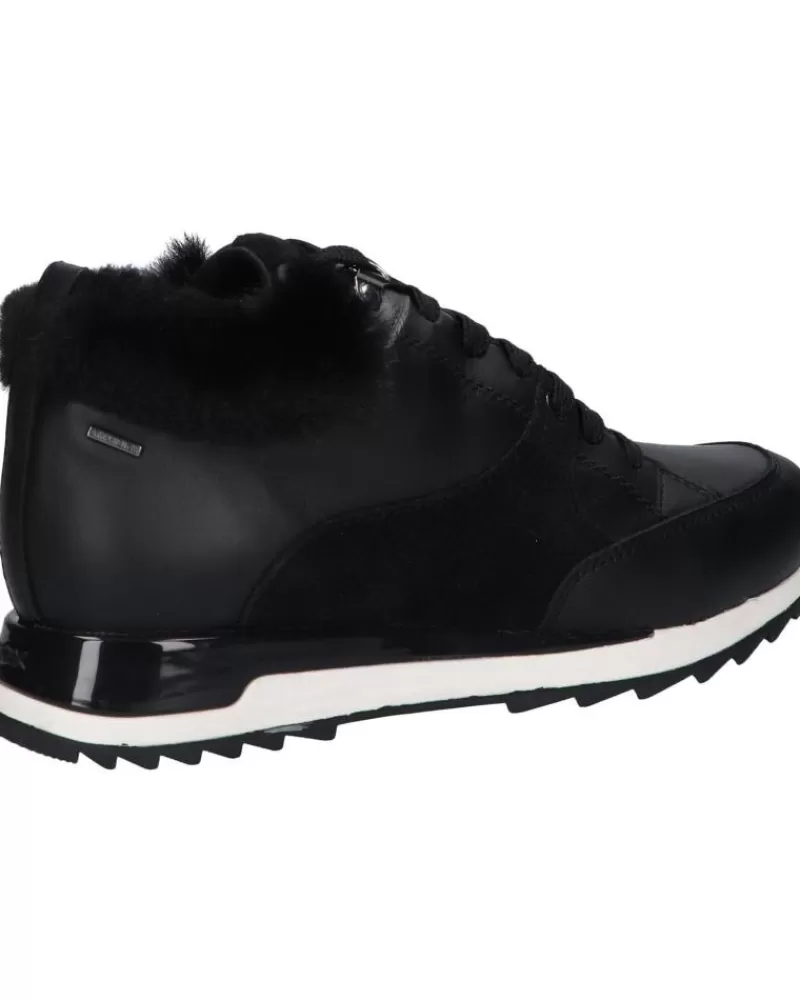 Girl GEOX Trainers-Woman And Girl Trainers D84Awd 00046 D Kaula C9999 Black