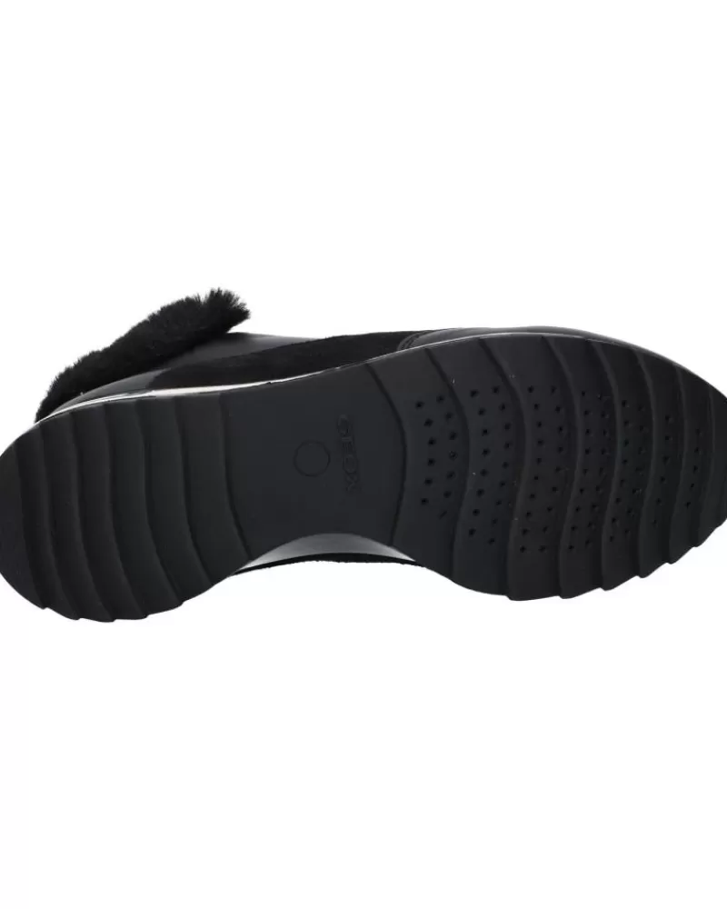 Girl GEOX Trainers-Woman And Girl Trainers D84Awd 00046 D Kaula C9999 Black