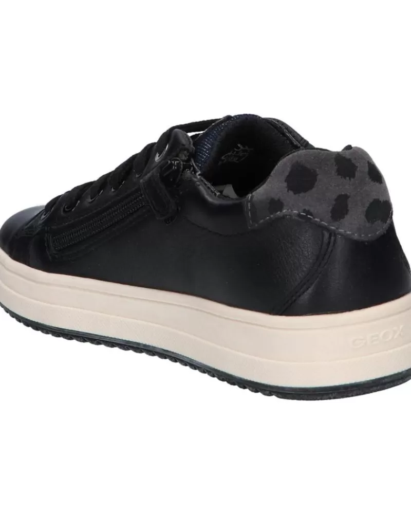 Woman GEOX Woman And Girl Trainers J04Bdf 00085 J Rebecca Girl C9999 Black