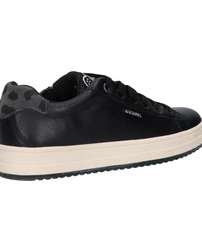 Woman GEOX Woman And Girl Trainers J04Bdf 00085 J Rebecca Girl C9999 Black