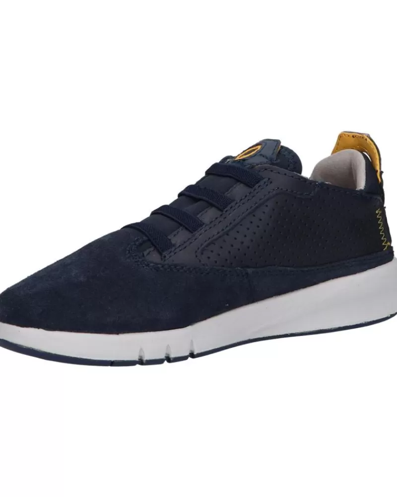Woman GEOX Woman And Girl Trainers J16Bna 02285 J Aeranter C0916 Navy-Ochreyellow