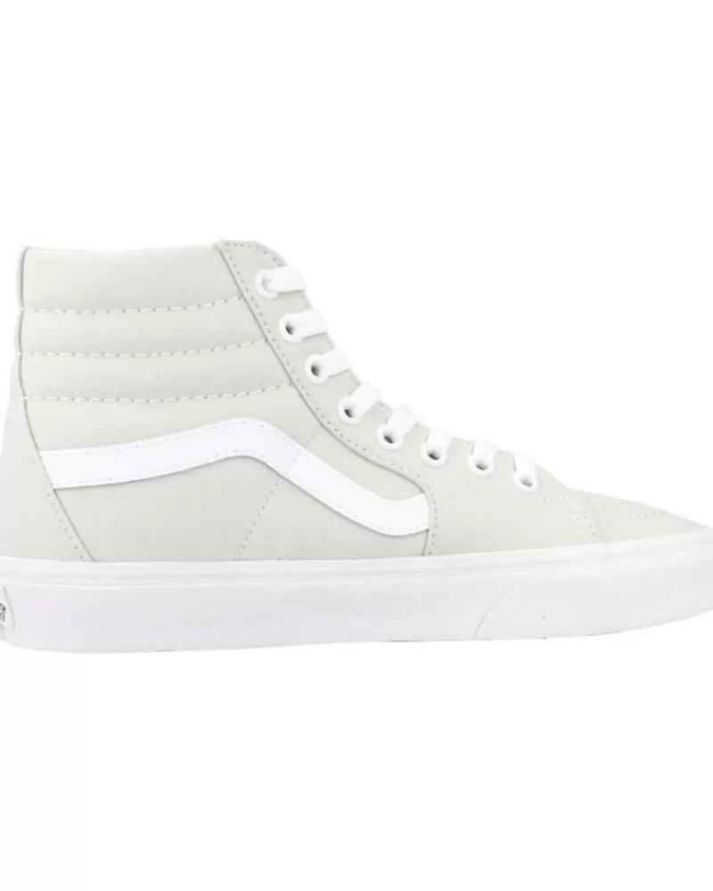 Girl VANS OFF THE WALL Sports Shoes-Woman And Girl Trainers Sk8-Hi Verde