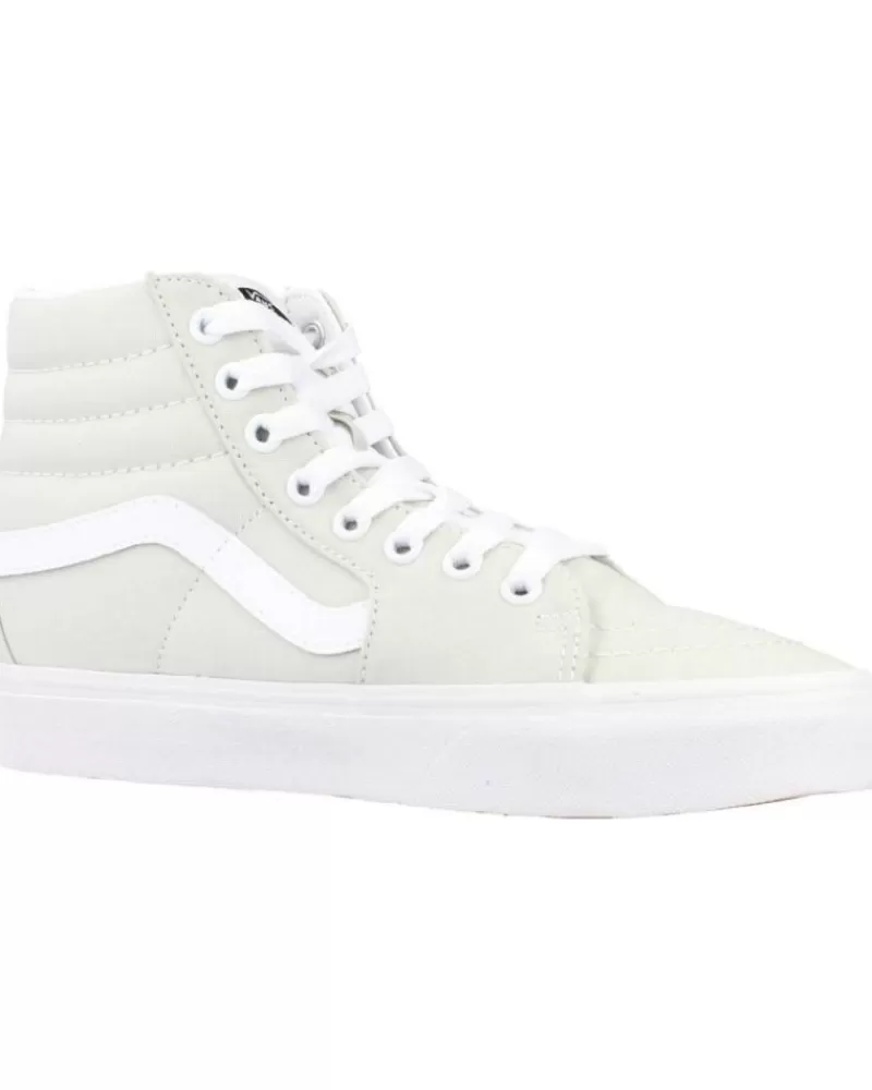 Girl VANS OFF THE WALL Sports Shoes-Woman And Girl Trainers Sk8-Hi Verde