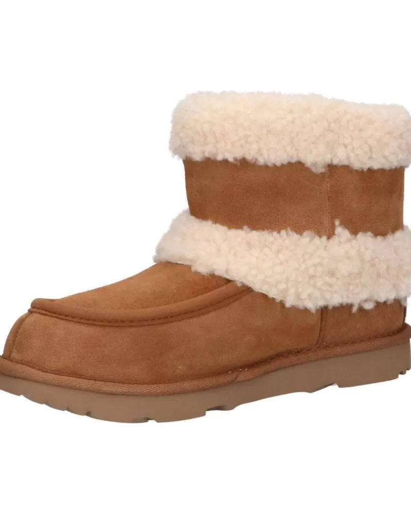 Girl UGG Mid Boots-Woman And Girl 1143701K Ultra Mini Fluff Chestnut