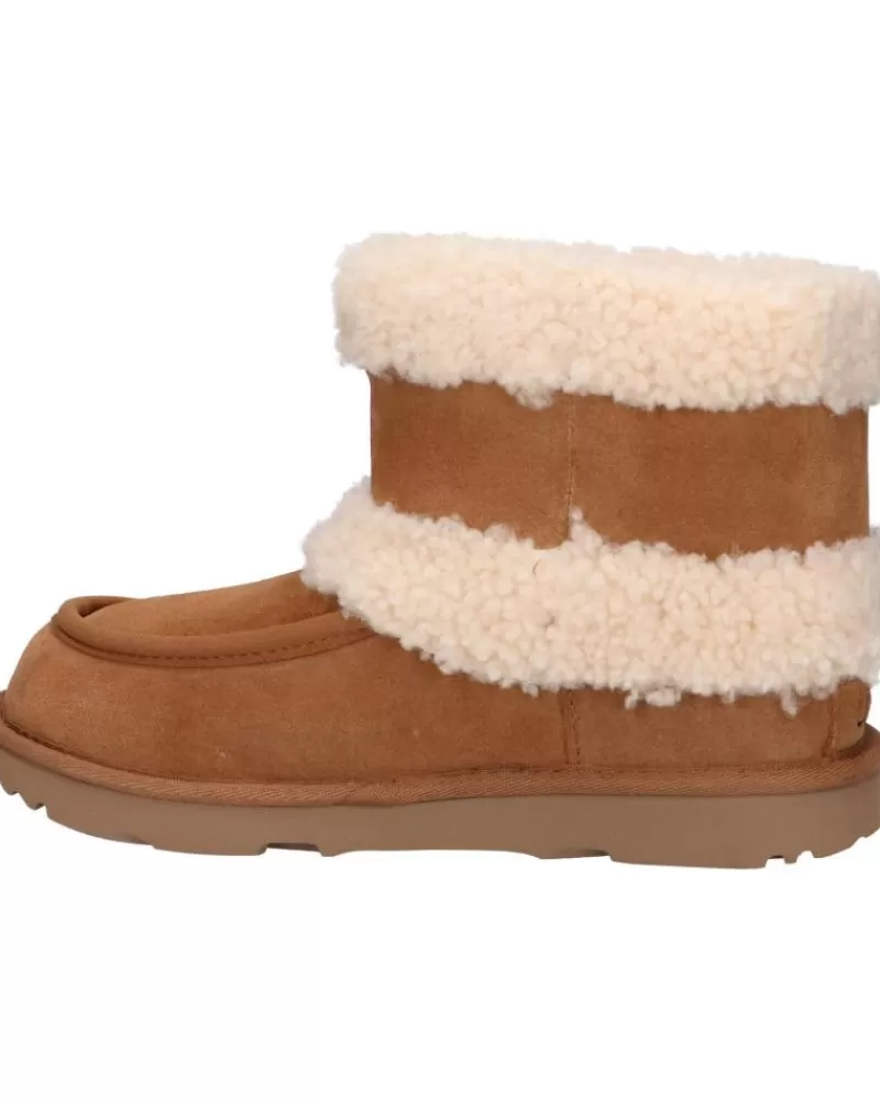Girl UGG Mid Boots-Woman And Girl 1143701K Ultra Mini Fluff Chestnut