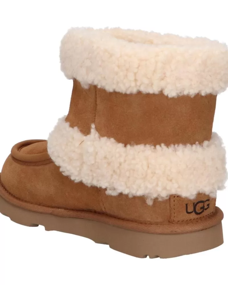 Girl UGG Mid Boots-Woman And Girl 1143701K Ultra Mini Fluff Chestnut