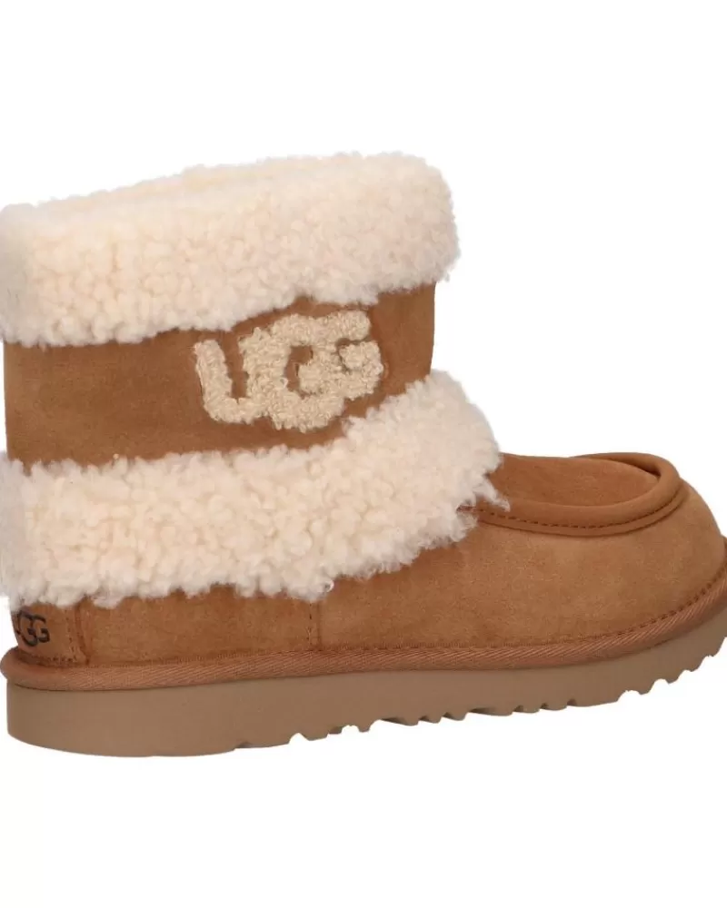 Girl UGG Mid Boots-Woman And Girl 1143701K Ultra Mini Fluff Chestnut