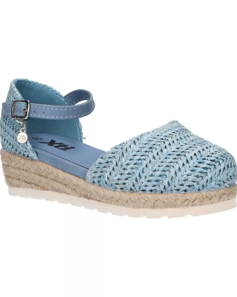 Girl XTI Wedge Shoes-Woman And Girl 57020 C Jeans