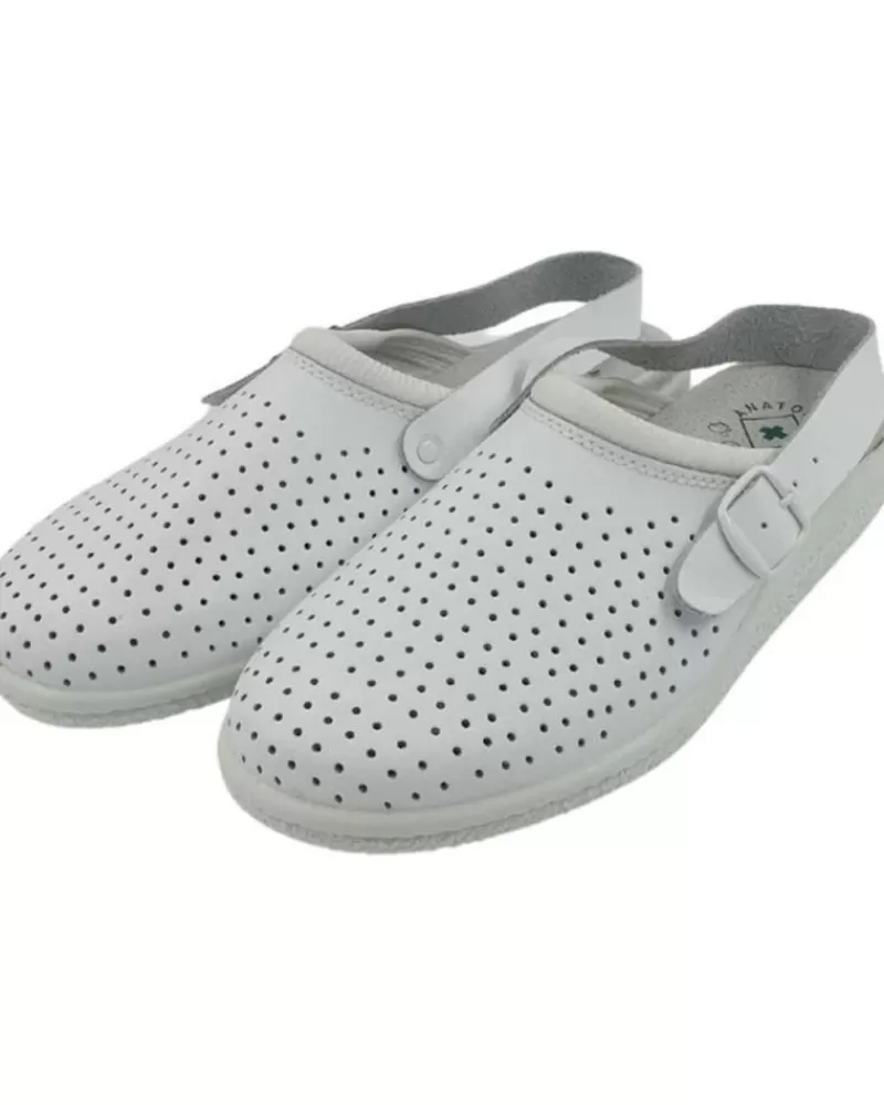 Boy JAVER Clogs-Woman And Man And Boy Shoes Calzado De Trabajo Varios 15423 Blanco