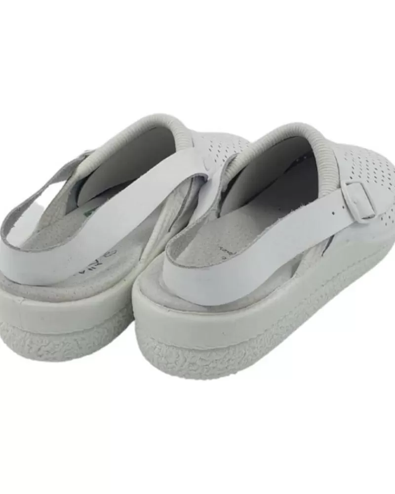 Boy JAVER Clogs-Woman And Man And Boy Shoes Calzado De Trabajo Varios 15423 Blanco