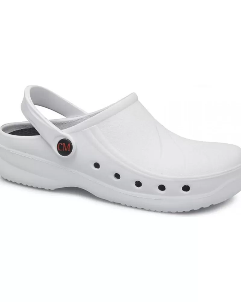 Man CALZAMEDI Woman And Man Clogs Zueco De Trabajo Anatomico Unisex Blanco