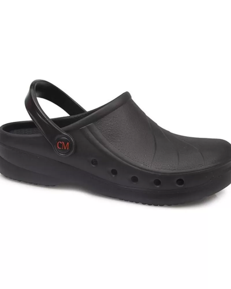 Man CALZAMEDI Woman And Man Clogs Zueco De Trabajo Anatomico Unisex Negro