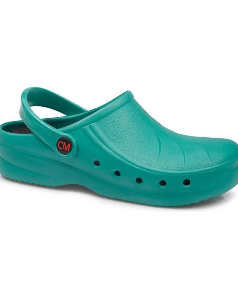 Man CALZAMEDI Woman And Man Clogs Zueco De Trabajo Anatomico Unisex Verde