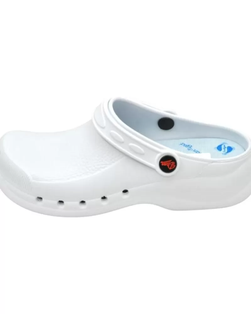 Man DIAN Woman And Man Clogs Eva Plus Zueco Unisex Para Plantillas Blanco