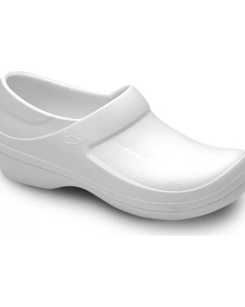 Man FELIZ CAMINAR Woman And Man Clogs Suru Antiestaticos - Blanco